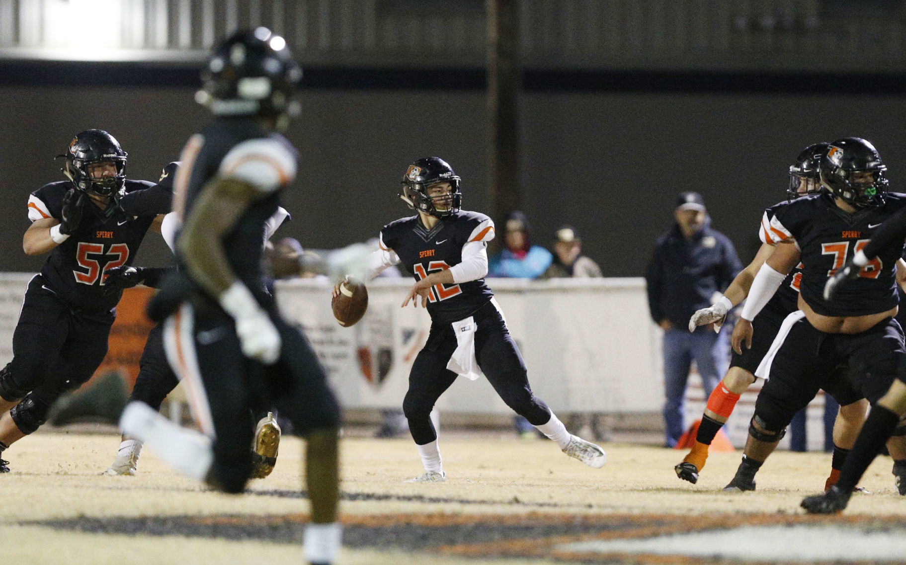 Best of the rest: 2A quarterfinal: No. 1 Sperry (12-0) at No. 8 Kingston (11-1), 7:30 p.m.